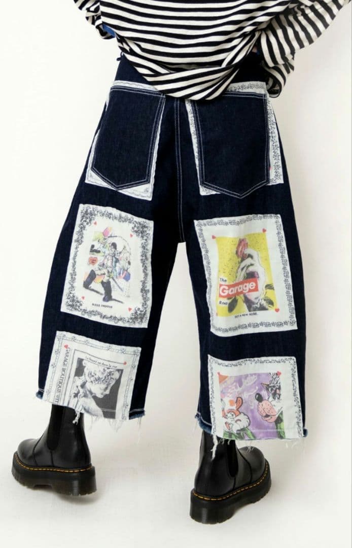 お値下げ　RNA R4375 ビッグパッチクロップドパンツ