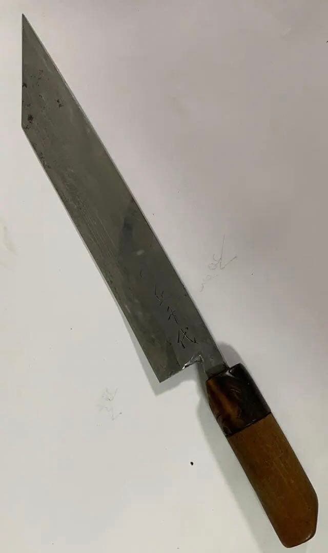 正千代 純日本鋼 正本系 鰻裂包丁　21cm