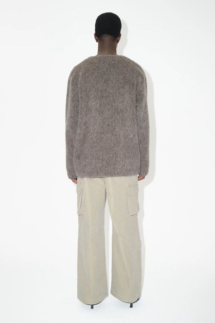 トップス OUR LEGACY CARDIGAN MOLE GREY MOHAIR 44