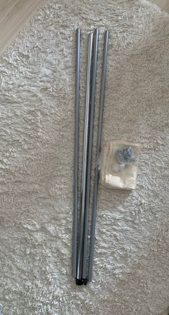 カーテン式　伸縮性　クローゼット　収納　ハンガーラック　隠す　押入れ代わり　中古