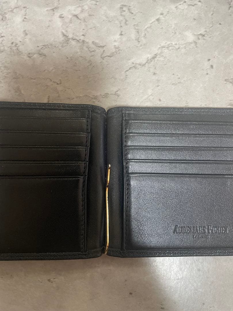希少　オーデマピゲ　レザー 財布　マネークリップ　マネクリ　レア　ピゲ　ＡＰ