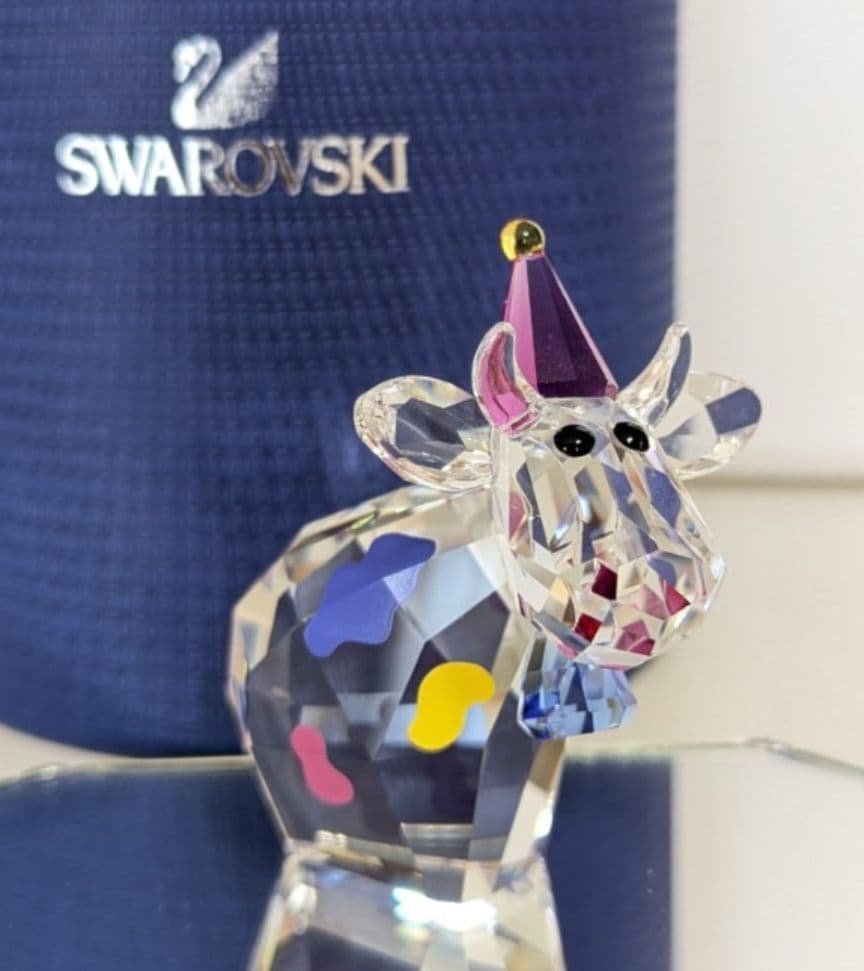 スワロフスキー　「パーティーモー」牛　2018年度限定生産品