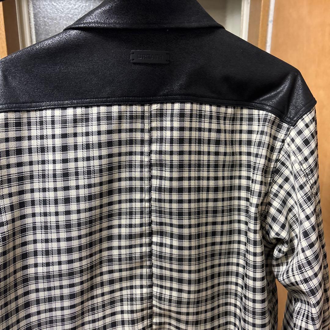 yzeer着用 BREATH check shirt BADHOP