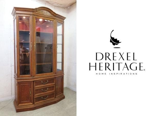 美品■ドレクセルジャパン■トライオンメナー■飾り棚■カップボード■120万円