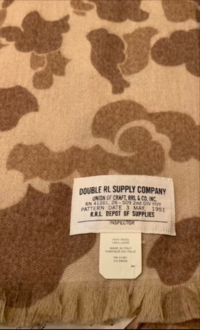 RRL 迷彩 WOOL マフラー