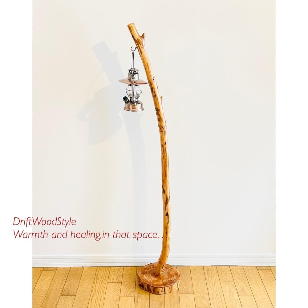 大サイズの天然流木のランプスタンド 置物 北欧 照明 ランタン N12