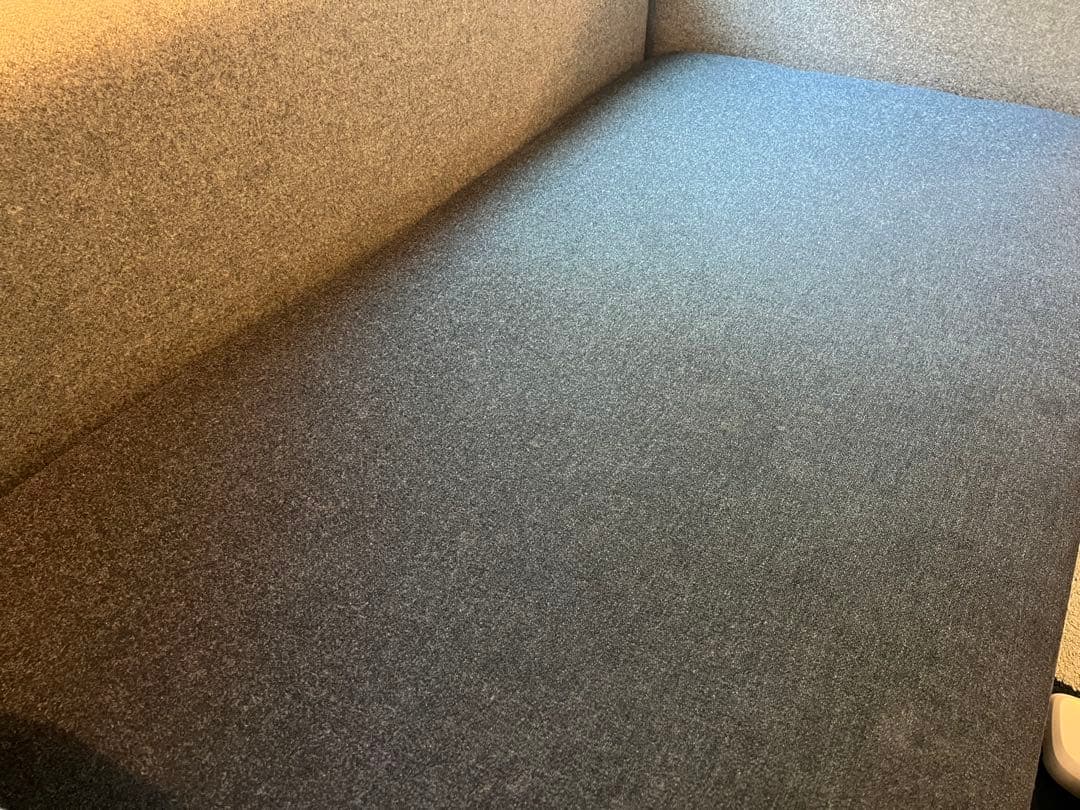 HAY/ヘイ　HACKNEY/ハックニー　3人掛けソファ　グレー系　ファブリック