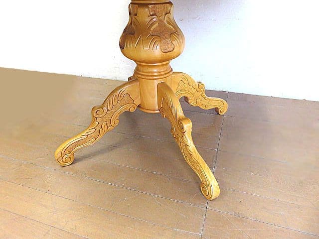 イタリア製 象嵌ダイニングテーブル 　　サイドテーブル/ラウンドテーブル