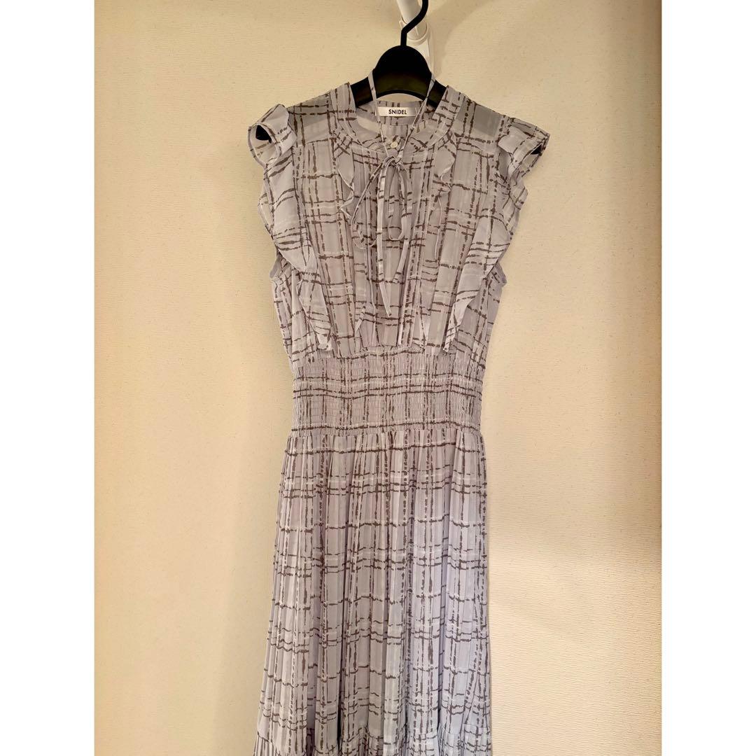 snidel 2024SS Sustainableフリルワンピース
