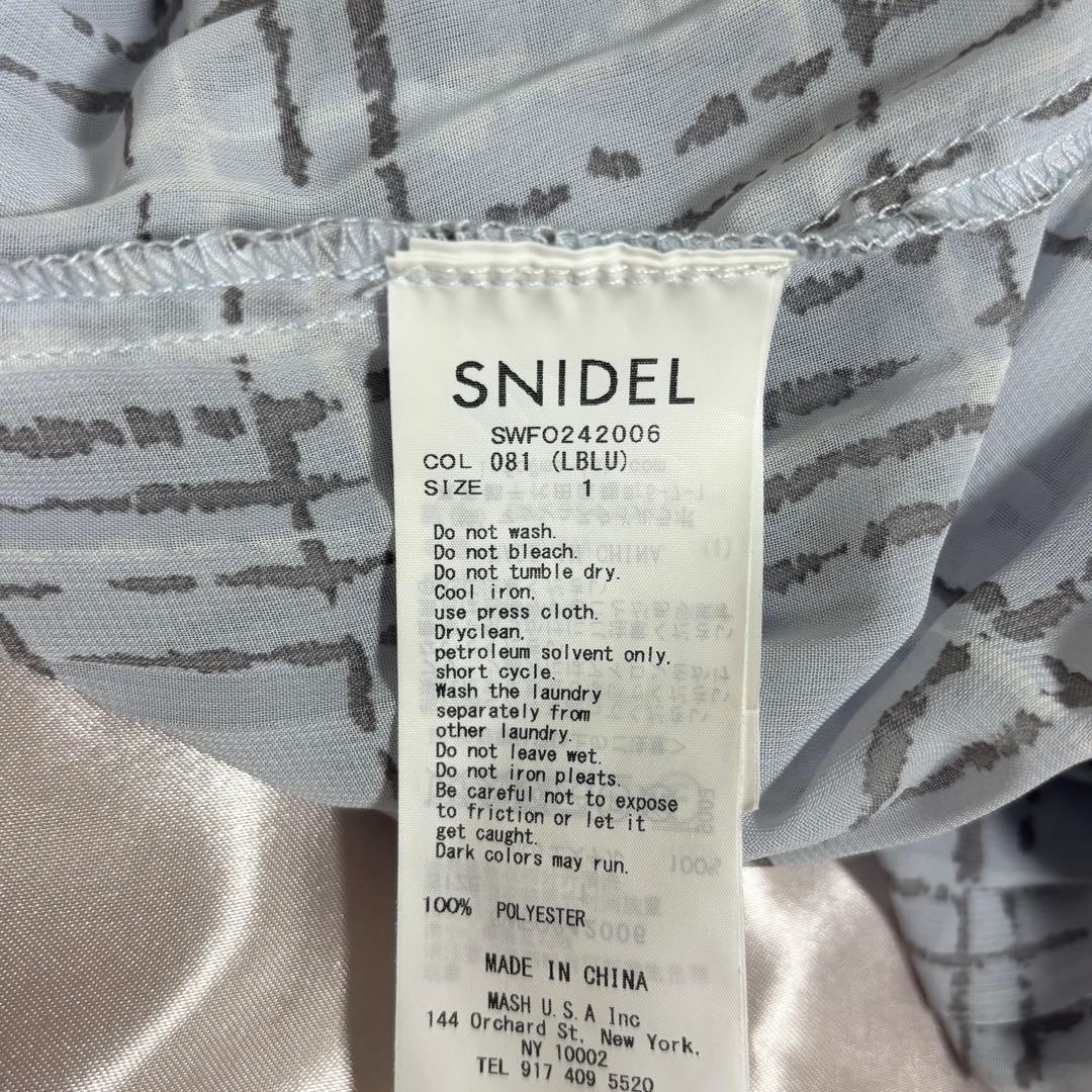 snidel 2024SS Sustainableフリルワンピース