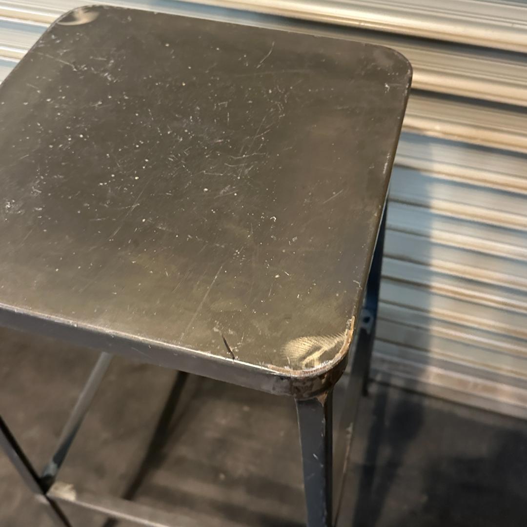 インダストリアル メタルハイスツール バーチェア 座面高76cm