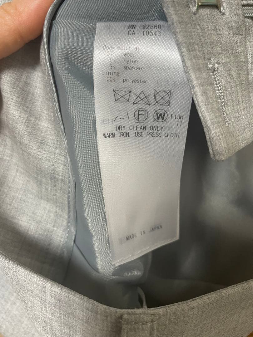 本日限定値下げ【未使用品】ICB 1つボタン ノーカラー パンツ スーツ