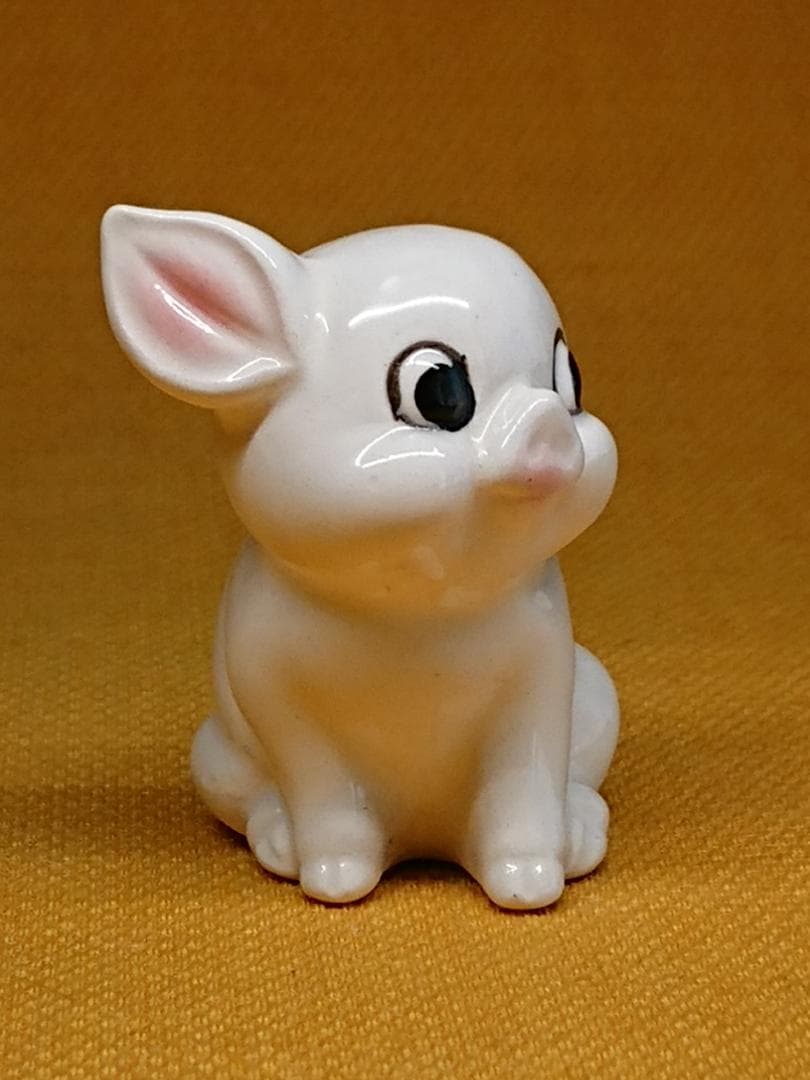 子豚　ブタ　陶器　オブジェ　置物　インテリア　工芸品　美術品　A3315