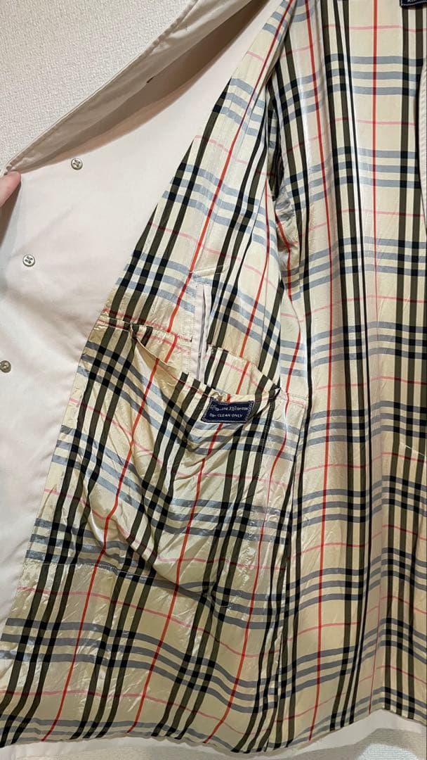 Burberrys Burberry ベージュ トレンチコート チェック柄裏地