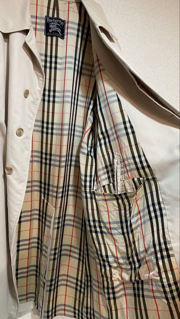 Burberrys Burberry ベージュ トレンチコート チェック柄裏地