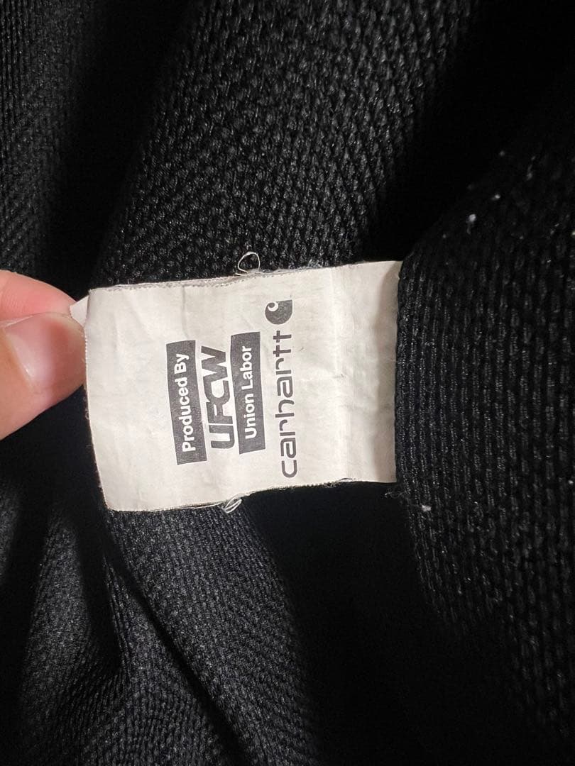 A*5様 USA 希少 刺繍 Carhartt アクティブジャケット 黒 L