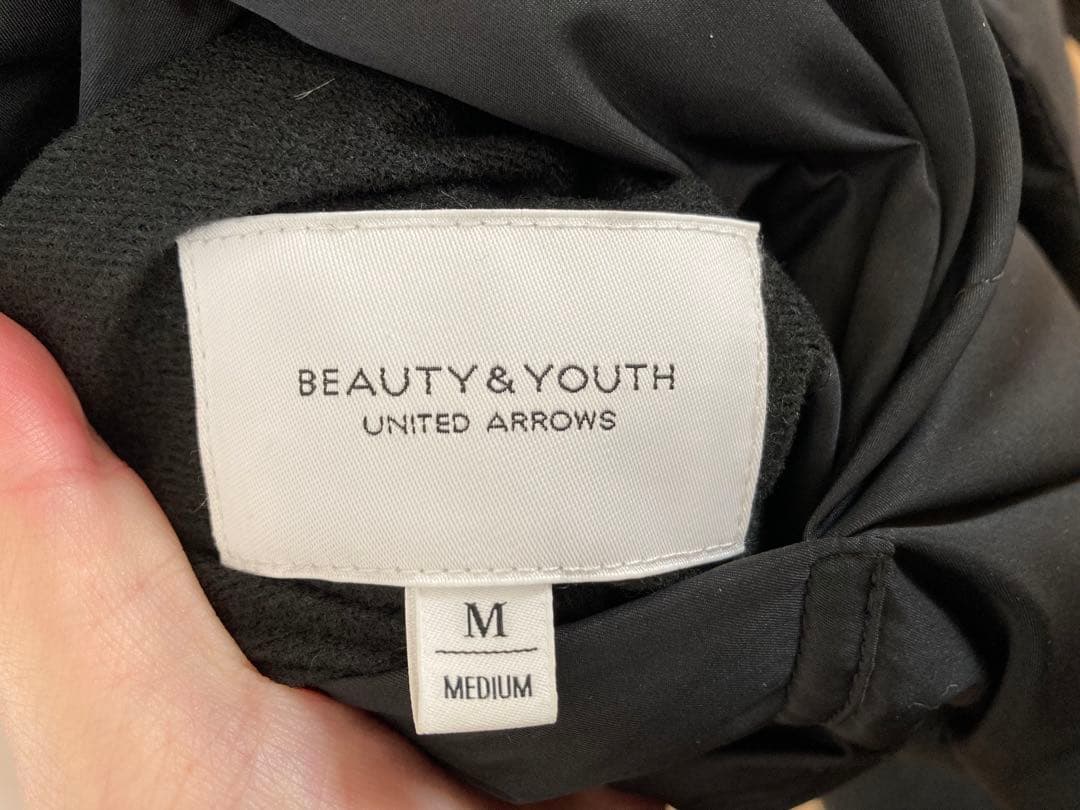 黒　ダウン　ジャケット　BEAUTY&YOUTH ユナイテッドアローズ