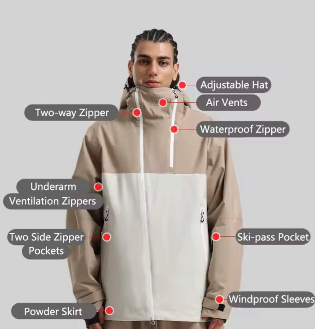 スノーボードウェア ブラック　ユニセックス