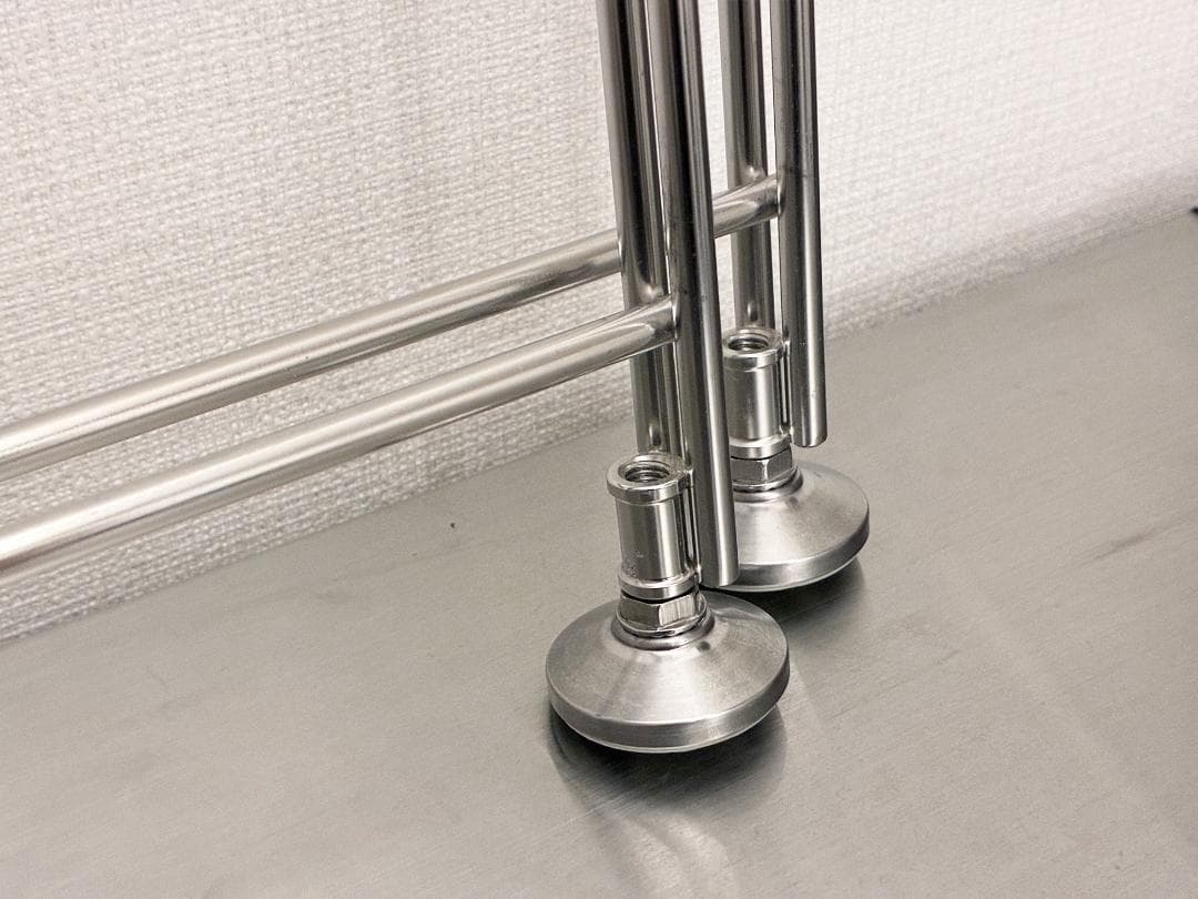 無印良品 ステンレスユニットシェルフ 追加用帆立 ミニ 2点セット