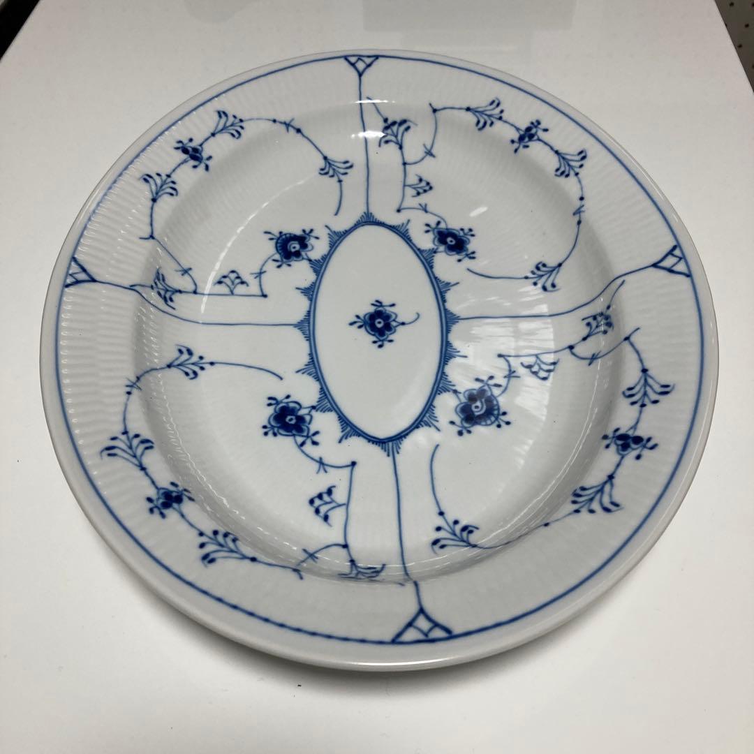 ロイヤルコペンハーゲン　36cm特大フルーツプレート ブルーフルーテッド