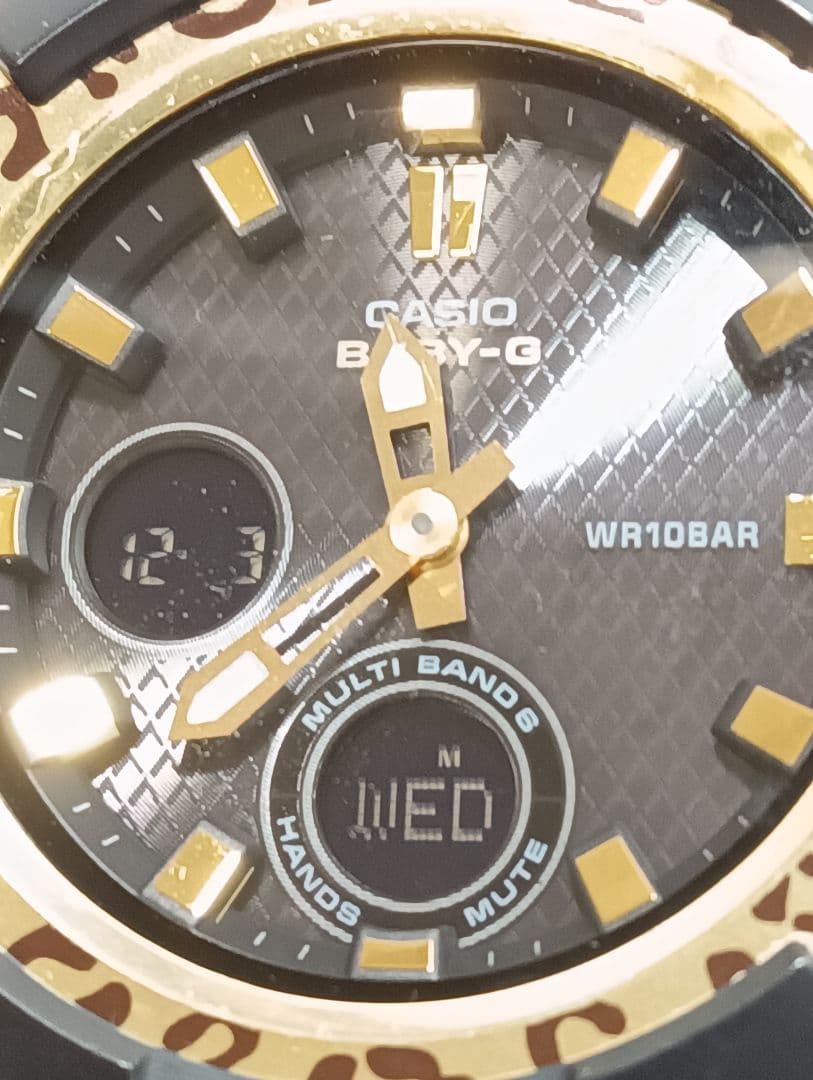 ベビージー　レオパードパターンシリーズ BGA-2100LP　電波ソーラー腕時計