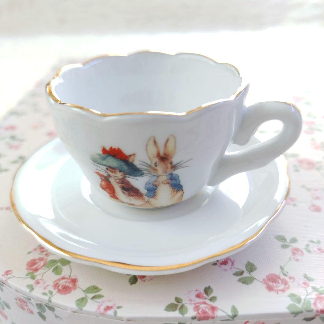 【希少・未使用品】ピーターラビット&フレンズ　ミニチュア　食器セット　インテリア