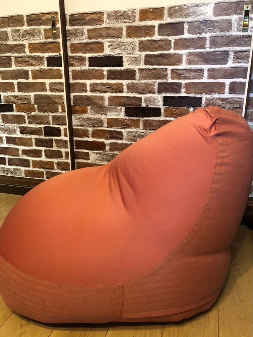 【美品】カバー付き ビーズクッション