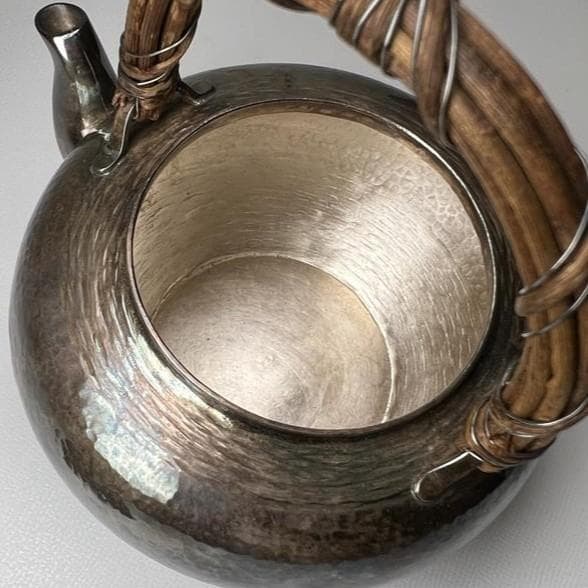 【売約済専用商品】◆純銀 三越製 銀瓶◆検）鉄瓶 雨宮宗 龍文堂 金寿堂