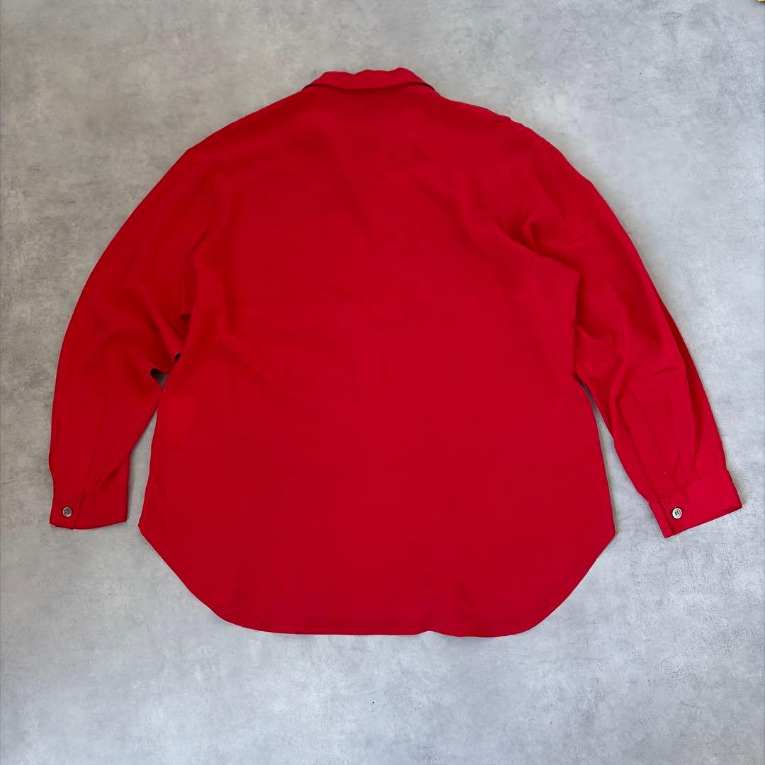 ★ シルク100% Y's ワイズ 日本製 長袖 ボタン シャツ オーバーシャツ