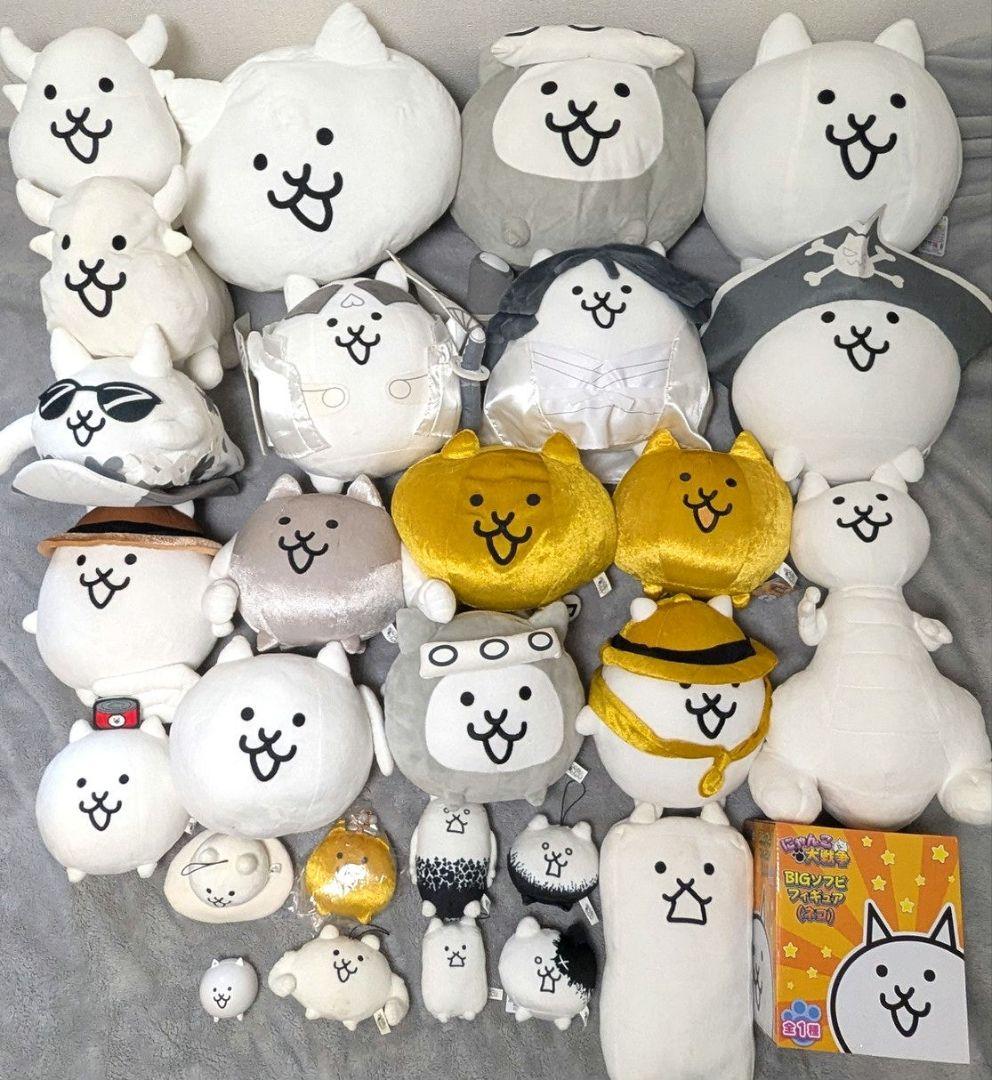 にゃんこ大戦争 ぬいぐるみ マスコット クッション まとめ スマホゲーム