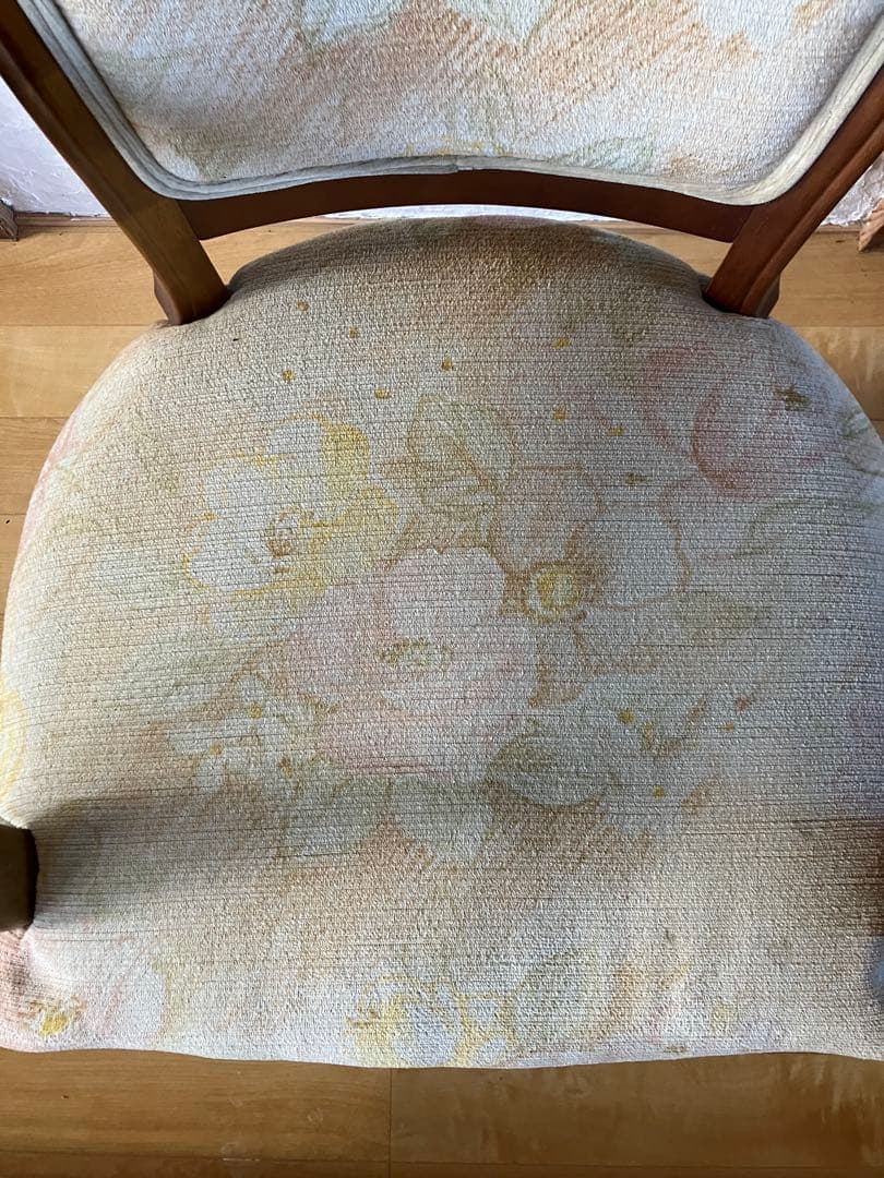 マルニ 猫足 アームチェア 花柄 ①