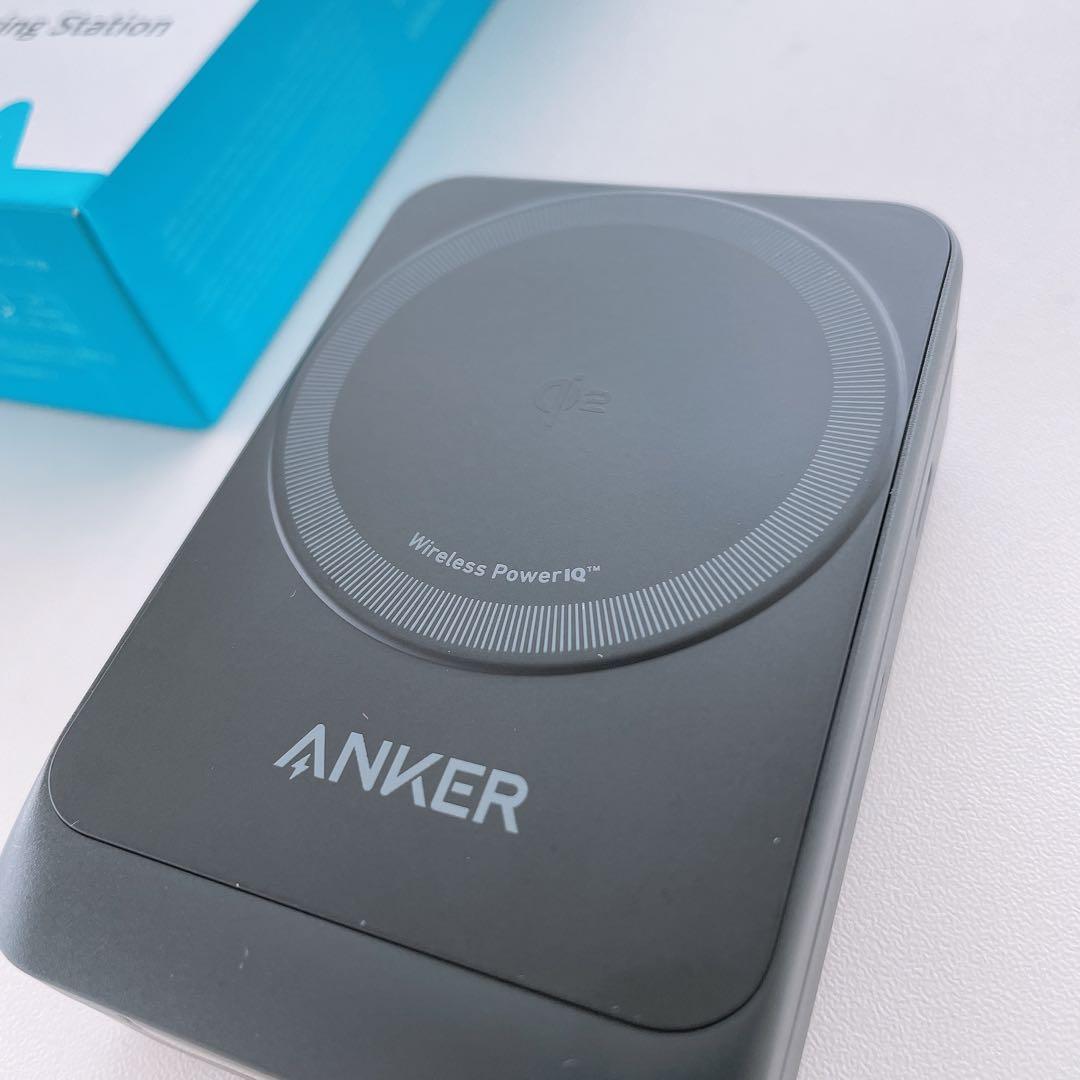 【Anker】新品未使用★アンカーマグゴー3in1折りたたみ式ワイヤレス充電