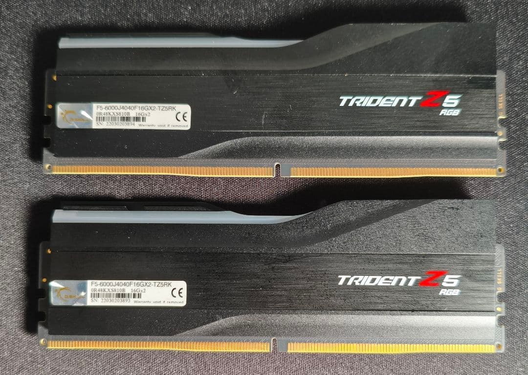 G.SKILL TRIDENT Z5 DDR5 6000MHz 16GB×2