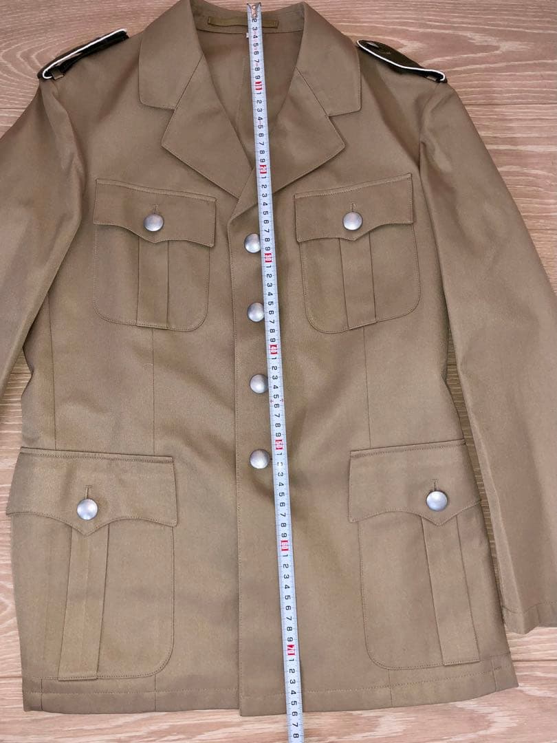 ドイツ軍アフリカ軍団ジャケット 新品ドイツ軍M36ぽいベージュ制服　Lサイズ程度