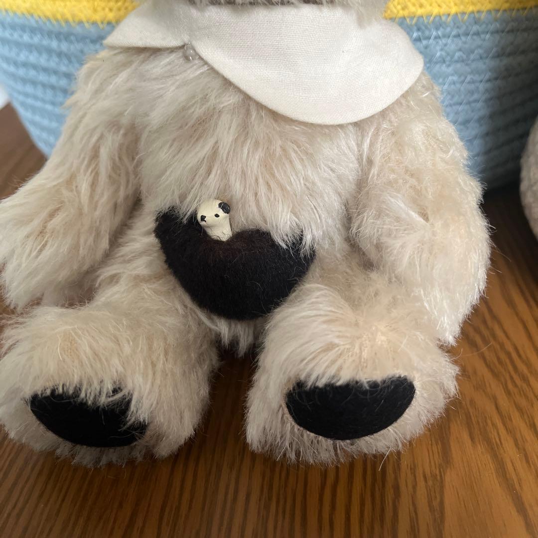 藤森ちかこ　作家　ぬいぐるみ　クマ　美品