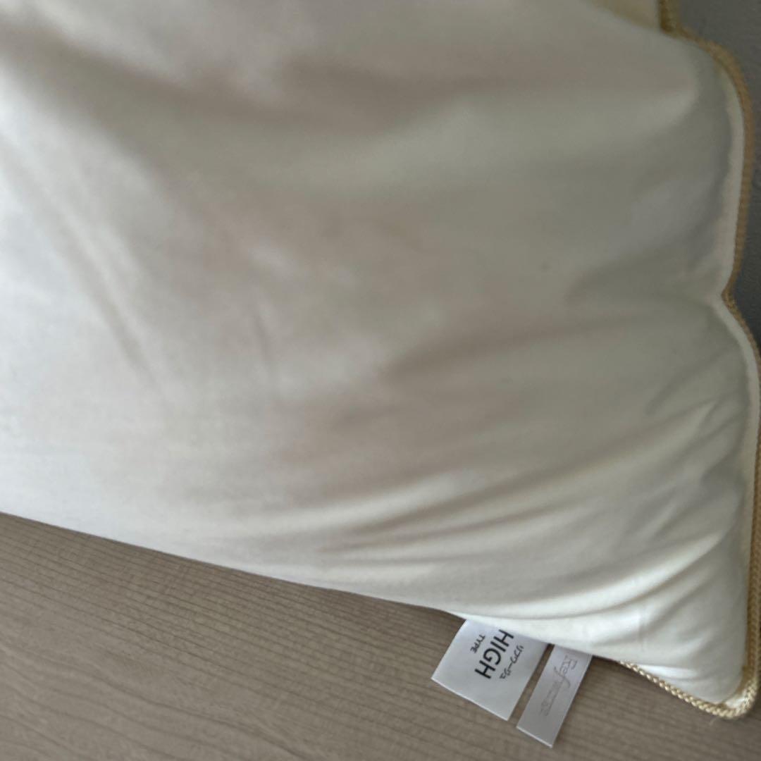 Refworge 日本ベッド製造 高級羽毛ピロー リフワージュ ハイタイプ 枕