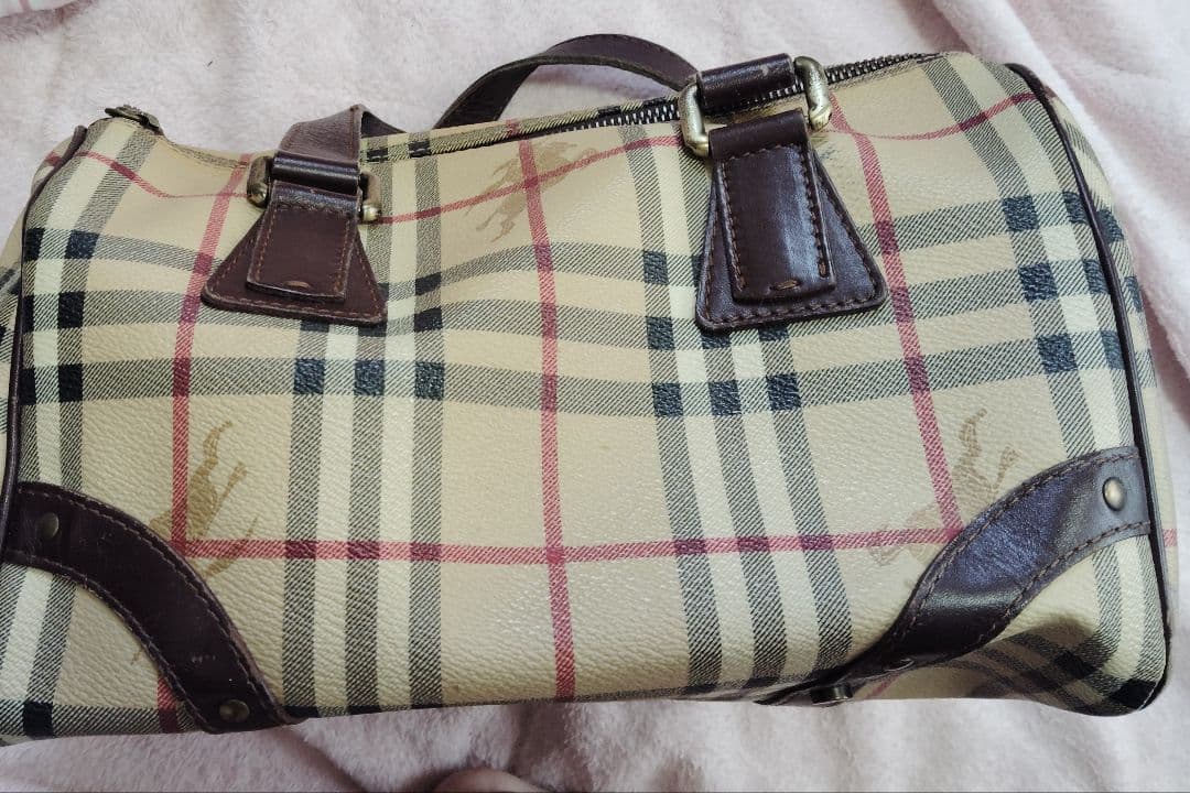 Burberry ボストンバッグ ベージュ・チェック