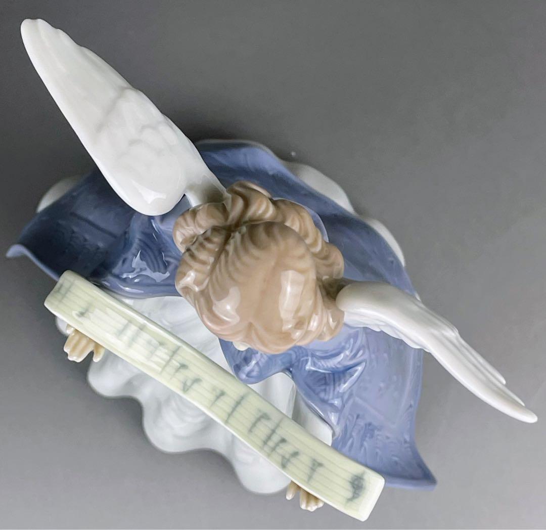 【希少】LLRADRO リヤドロ 楽譜を持つ天使 パープル 紫 リアドロ