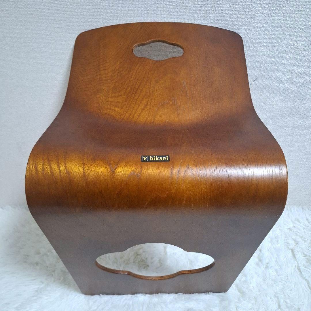 【美品】光製作所 木製座椅子 曲げ座椅子 和座椅子 旅館椅子 6脚セット