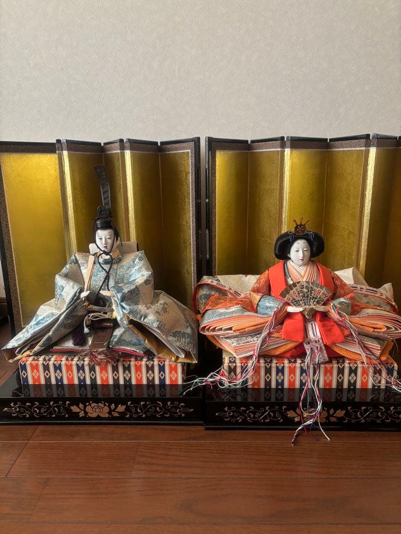 高級雛人形　御内裏様　お雛様　台座　屏風　7段飾り　増村　親王飾りセット