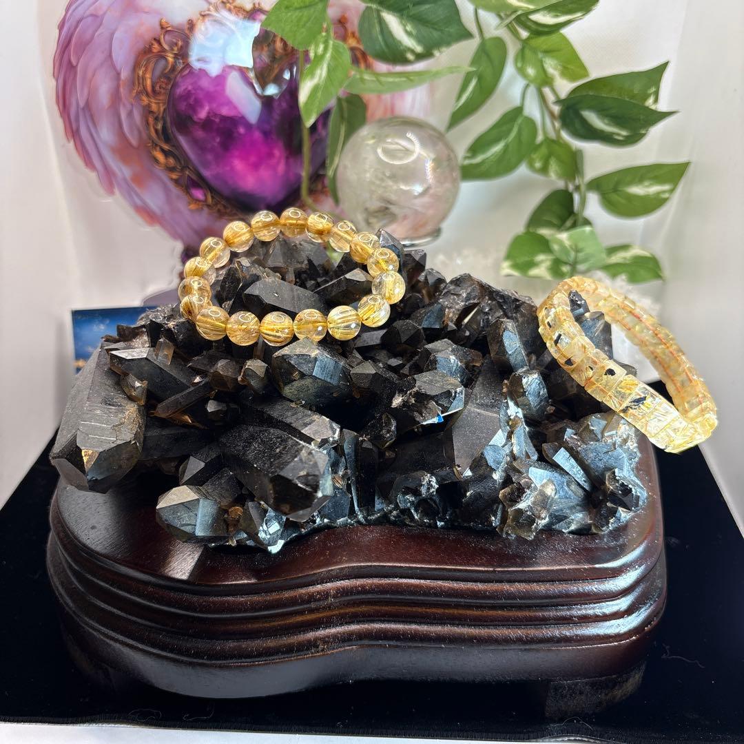 深遥様 モリオンポイントクラスターNo.1220 1.8kg