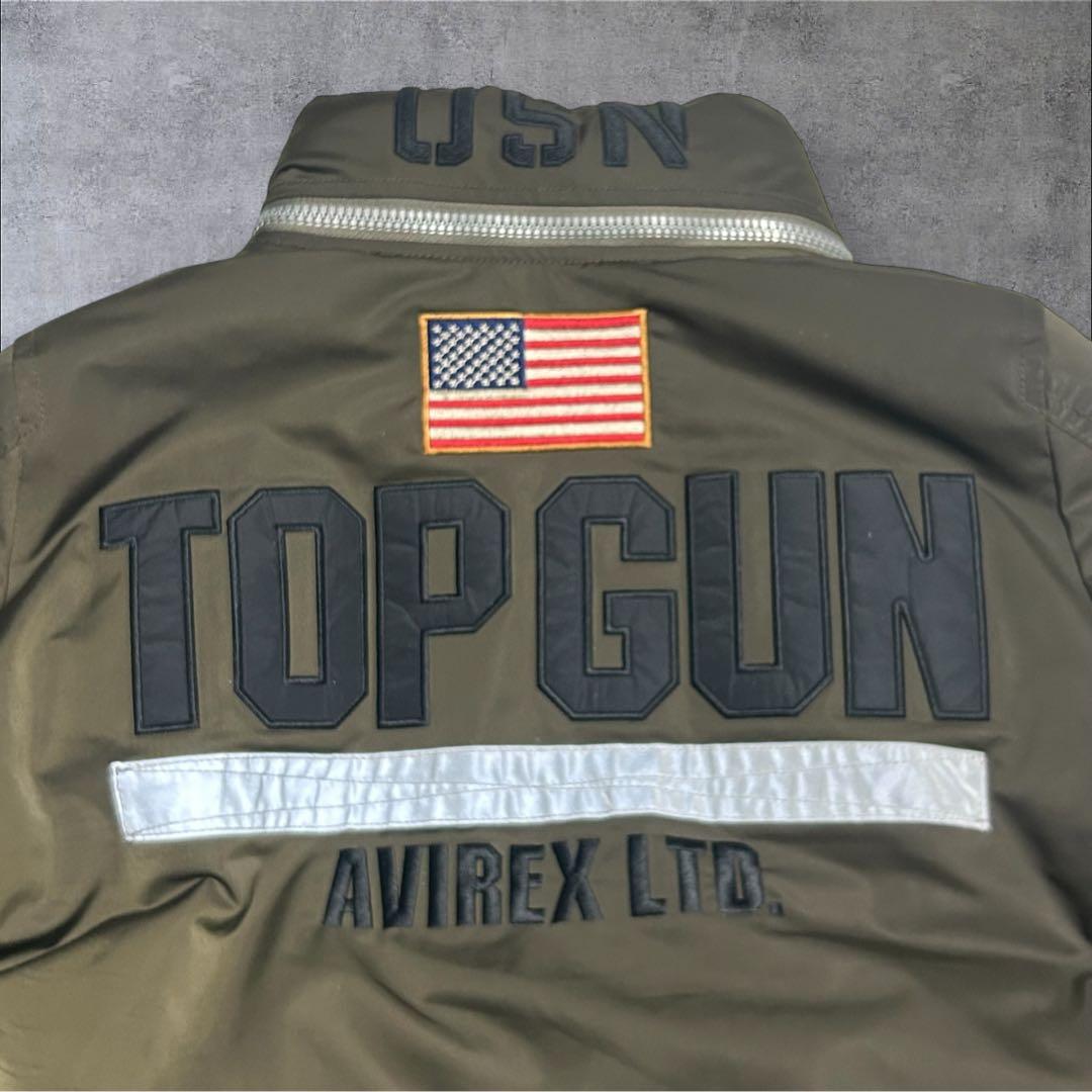 まめた AVIREX TOP GUN TOMCAT フライトジャケット S