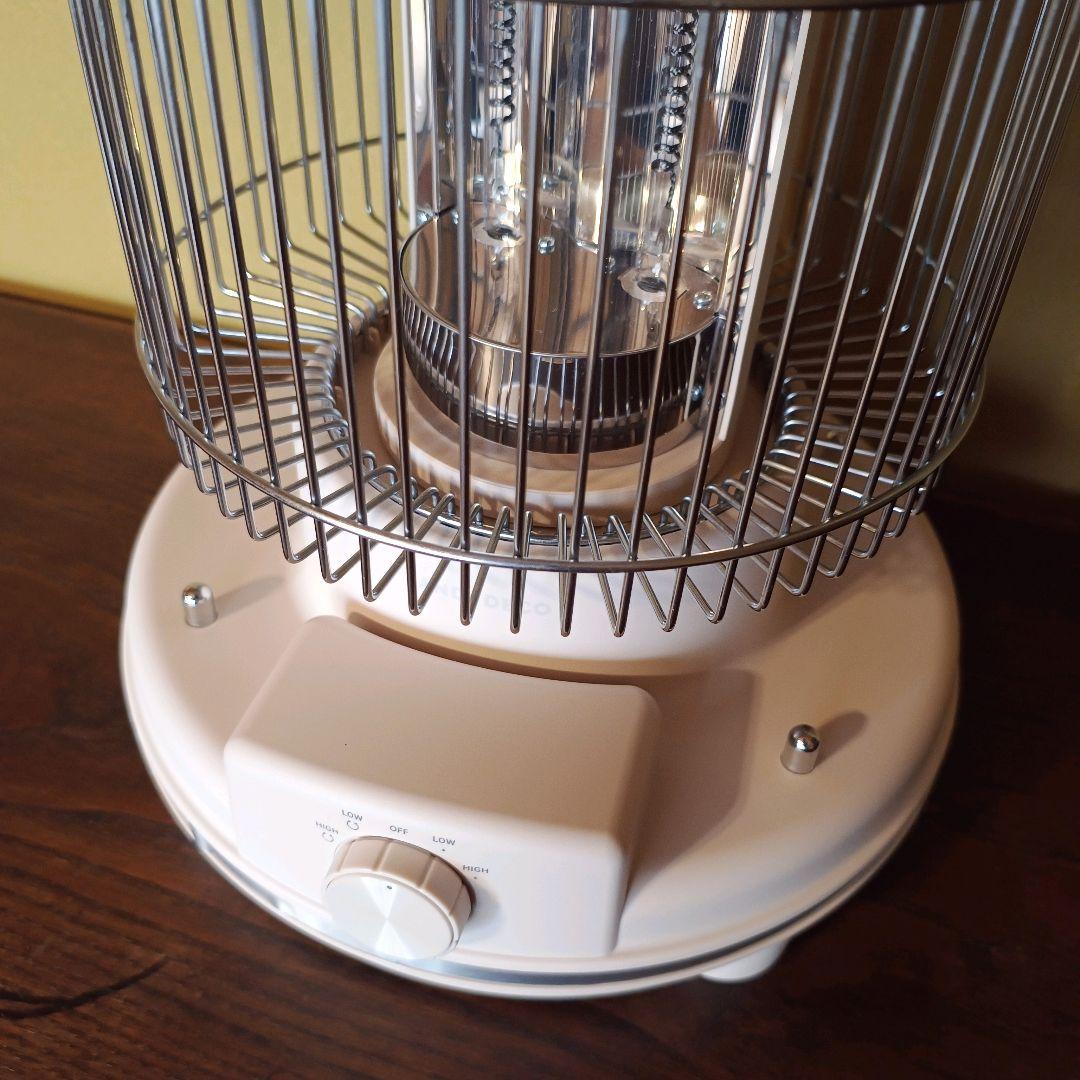 【美品】MODERN DECO レトロカーボン ヒーター ベージュ ストーブ