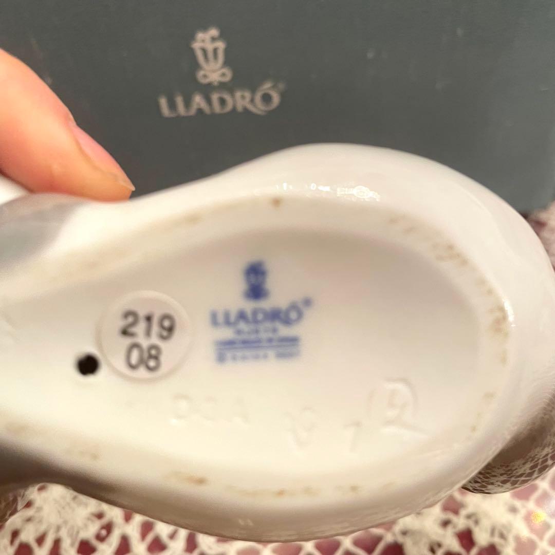 新品　未使用　リヤドロ　パンダ　陶器人形　置物　スペイン製　ビンテージ　花