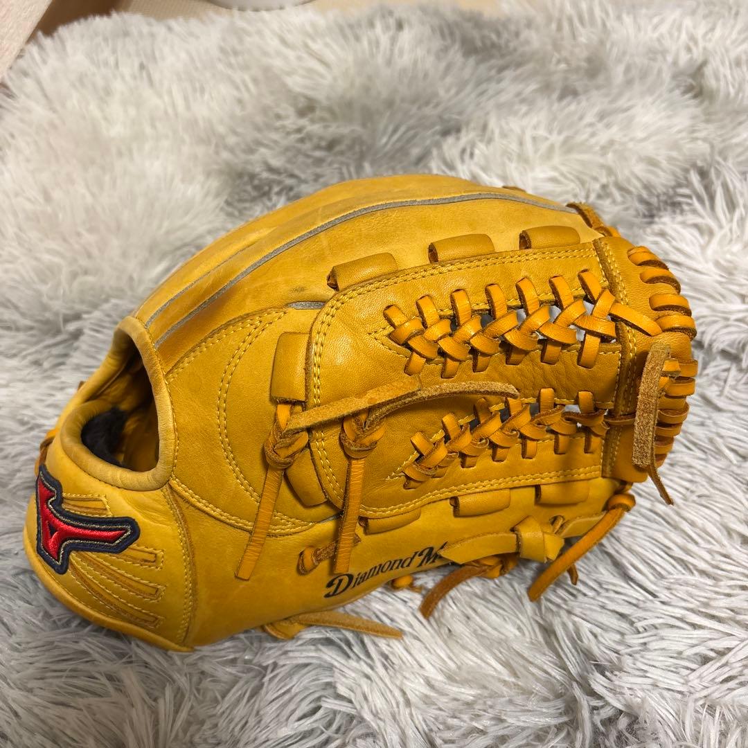 軟式グローブ Mizuno Diamond master イエロー