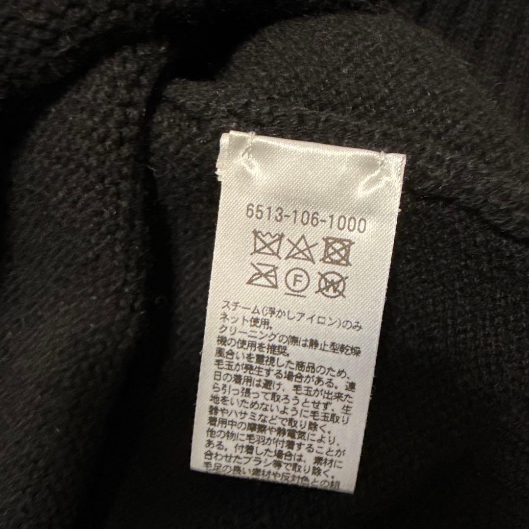 Drawer ドゥロワー　カシミヤ100%ハイネックニット　1サイズ黒