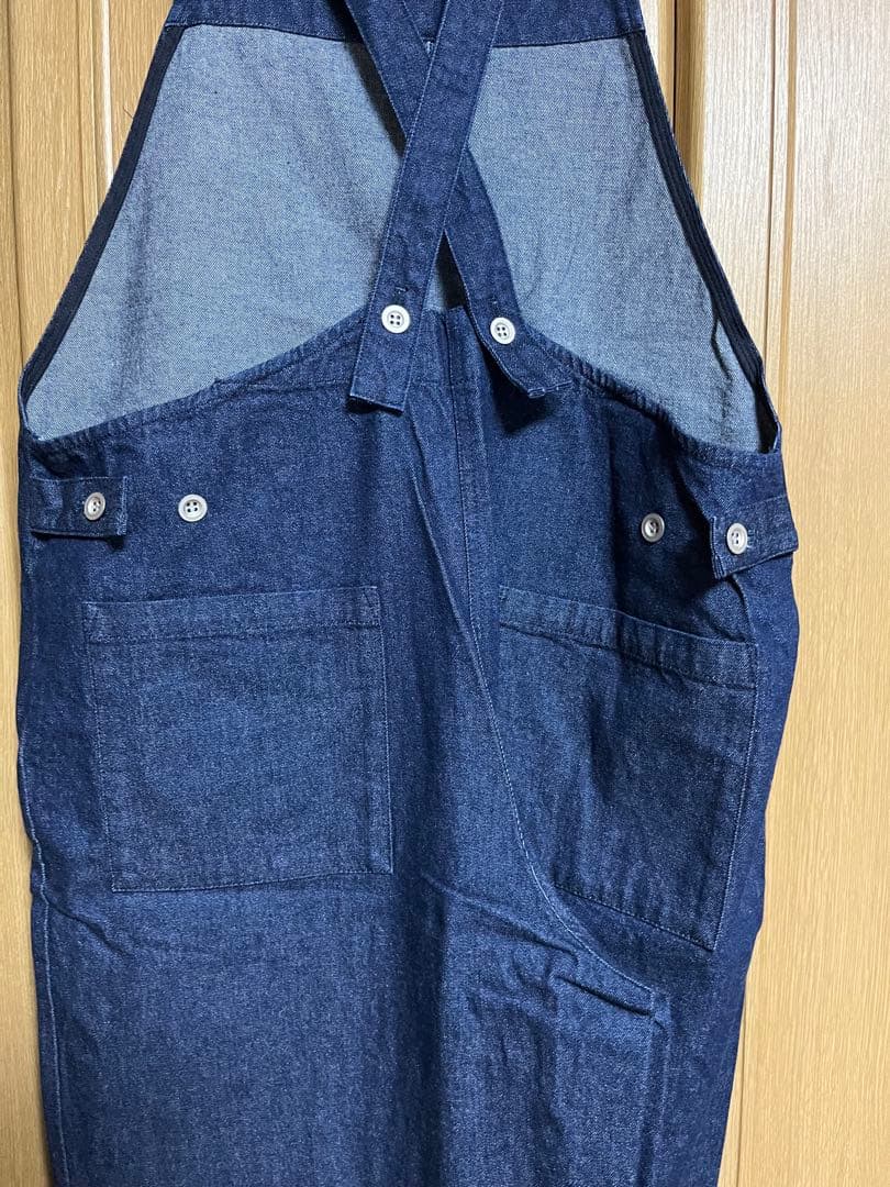 かぐれ　バッククロスサロペット　インディゴ