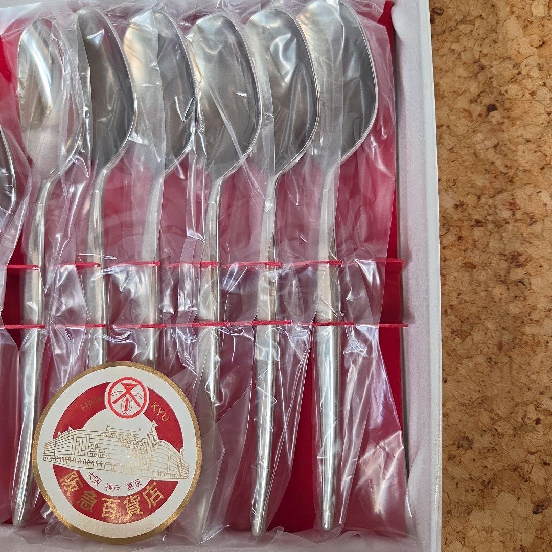 【新品】年代物、Noritake ステンレススプーン 12本セット