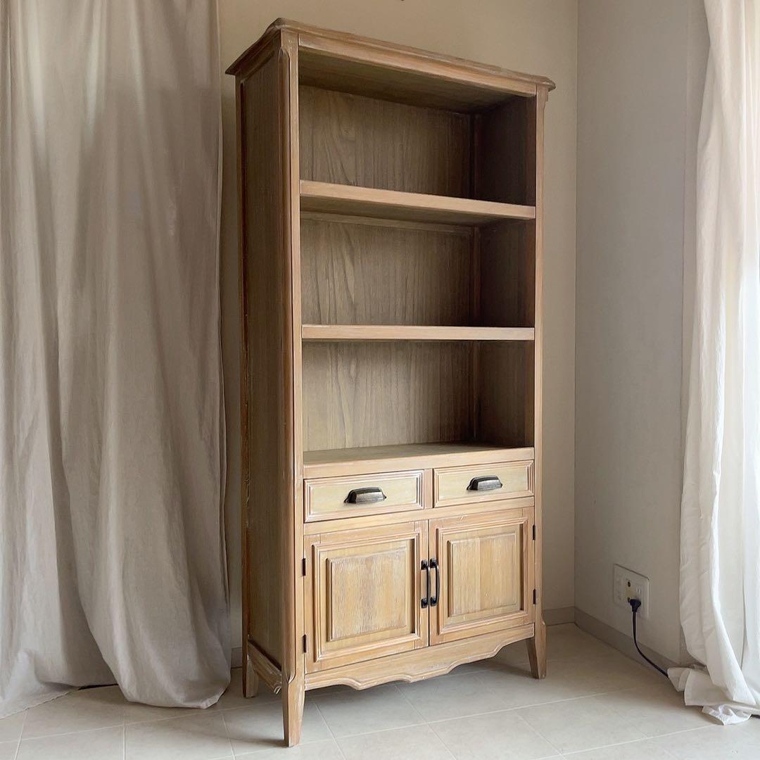 アンティーク　シャビーシック　フレンチシャビー　北欧　フランス　シェルフ　飾り棚