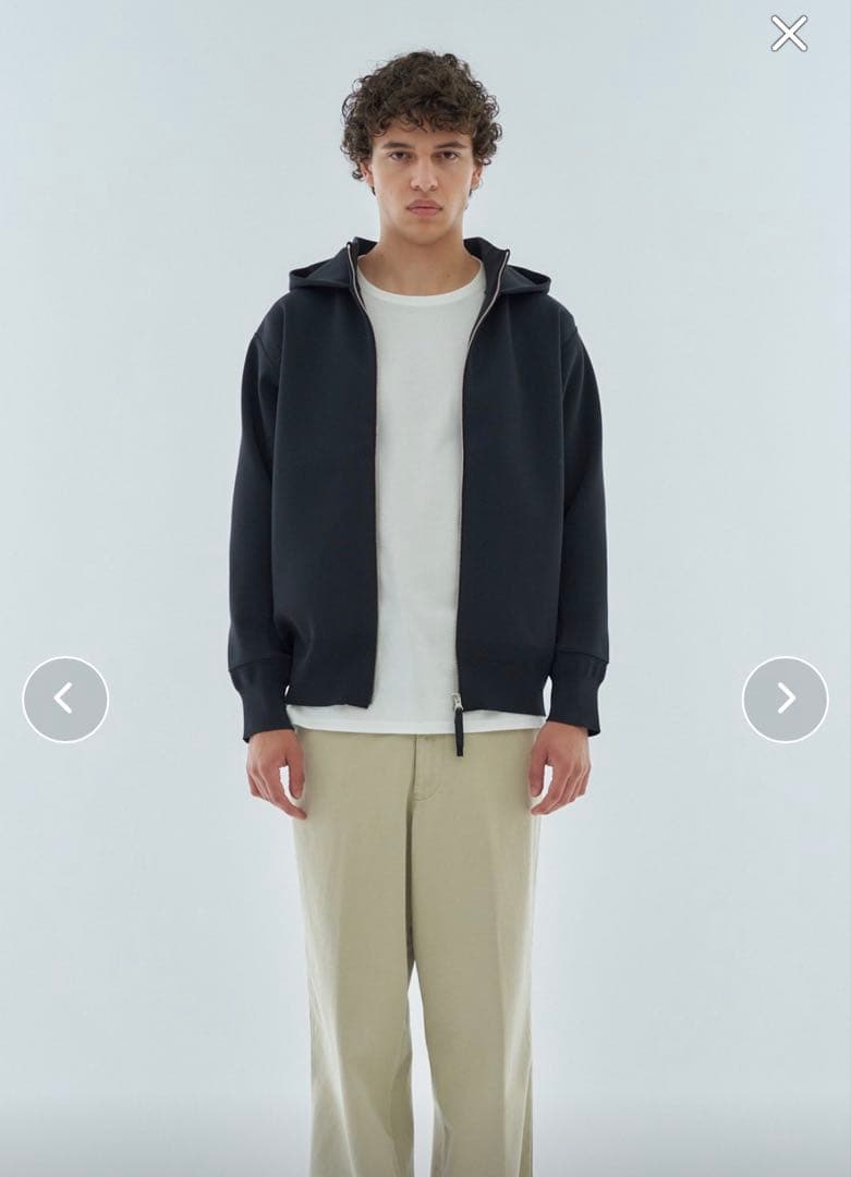 ◆美品◆3.6万◆エストネーション◆ミラノリブフーディーブルゾン◆パーカー◆L